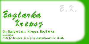boglarka krepsz business card